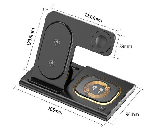 3 IN 1 Wireless  Charger Magnetic Fast Charging Stand