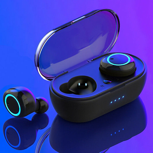 Waterproof Bluetooth 5.0 Wireless Earbuds Headphone Headset Noise Cancelling