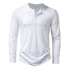 Henry Collar  Men's Long Sleeve T-shirt - Variety Hunt