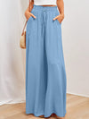 Womens Pants Wide Leg Loose Comfy With Pockets - Variety Hunt