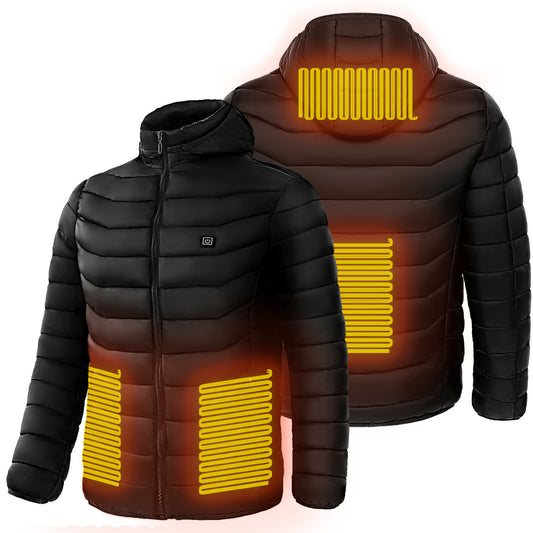 Heated Puffer Jacket Electric Heating and Windbreaker